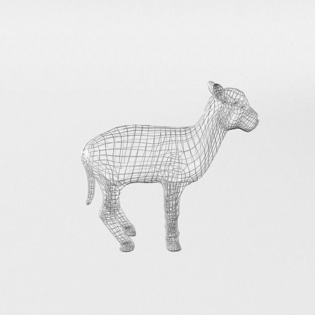 25 Farm - Domestic Animal Models Pack Low-poly 3D model_113