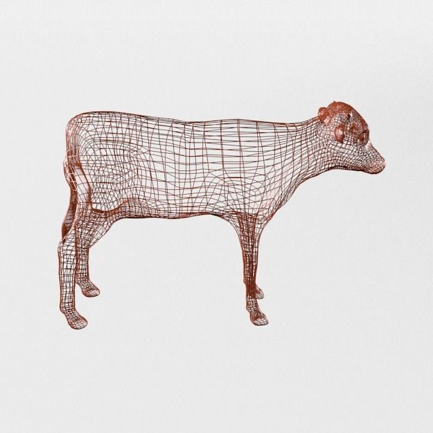 25 Farm - Domestic Animal Models Pack Low-poly 3D model_47