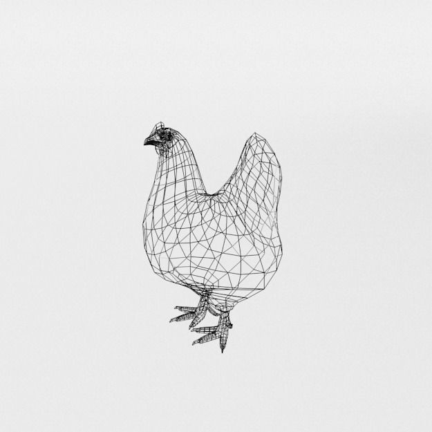 25 Farm - Domestic Animal Models Pack Low-poly 3D model_13