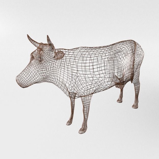 25 Farm - Domestic Animal Models Pack Low-poly 3D model_30