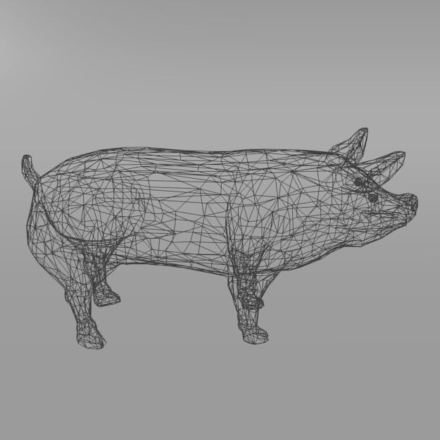 25 Farm - Domestic Animal Models Pack Low-poly 3D model_142