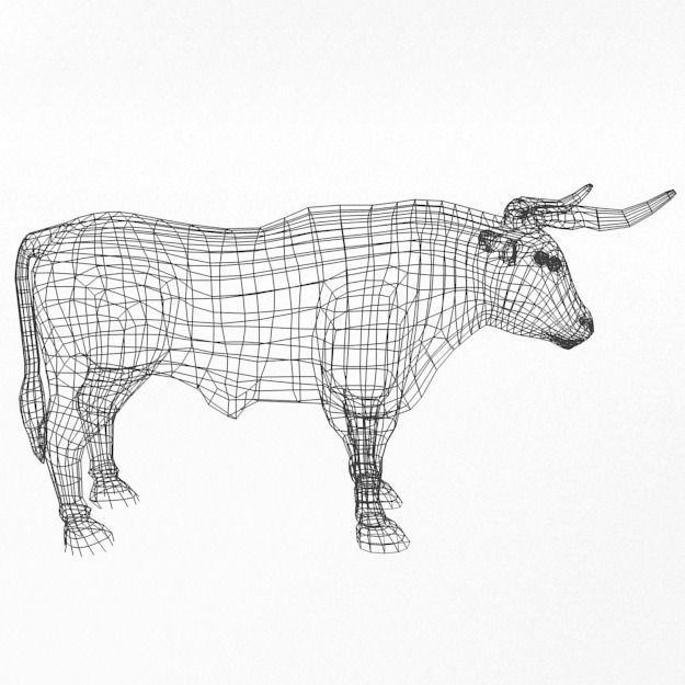 25 Farm - Domestic Animal Models Pack Low-poly 3D model_42