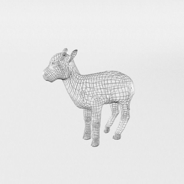 25 Farm - Domestic Animal Models Pack Low-poly 3D model_114