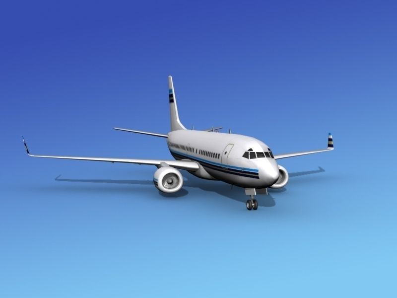 Boeing 737-700ER Corporate 1 3D model_2