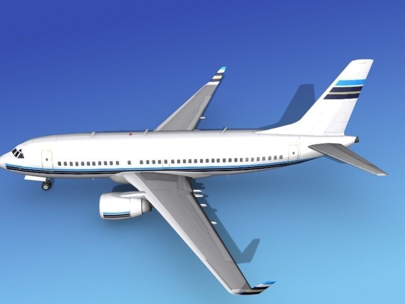 Boeing 737-700ER Corporate 1 3D model_10