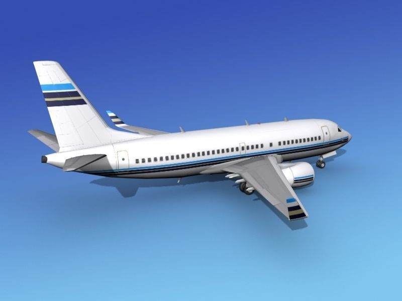 Boeing 737-700ER Corporate 1 3D model_5