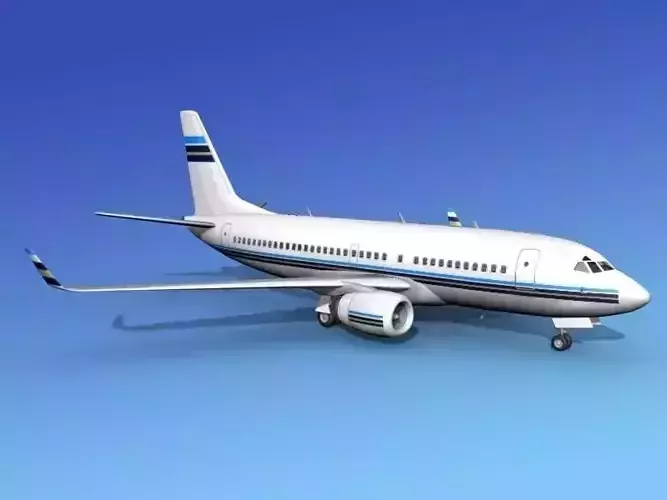 Boeing 737-700ER Corporate 1 3D model Boeing 737-700ER Corporate 1 3D model