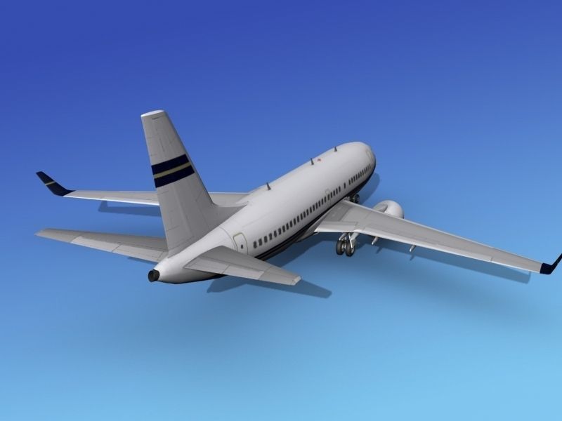 Boeing 737-700ER Corporate 2 3D model_6
