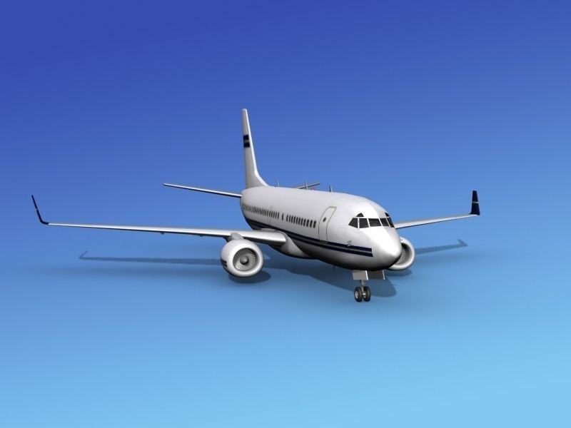 Boeing 737-700ER Corporate 2 3D model_3