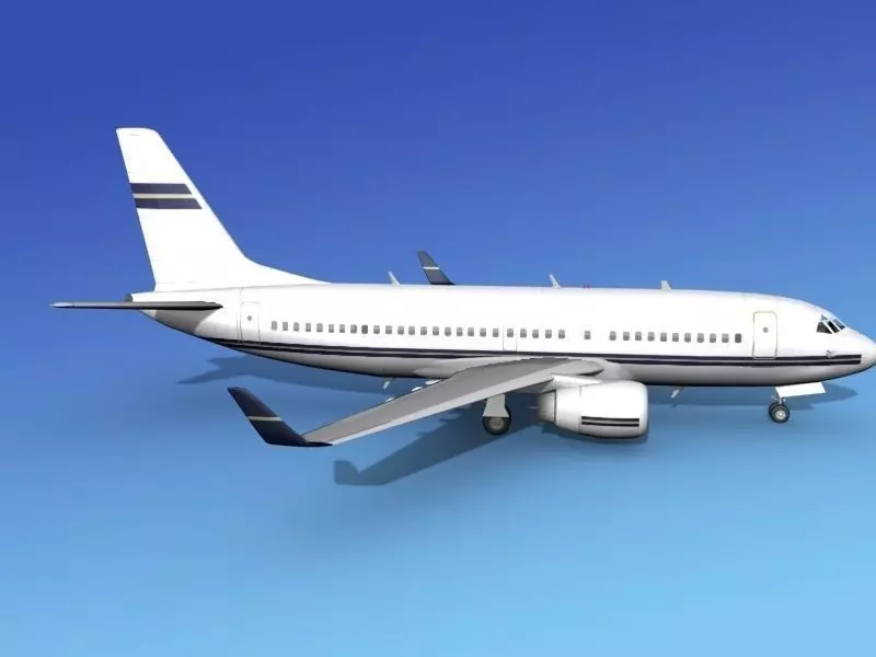 Boeing 737-700ER Corporate 2 3D model_0