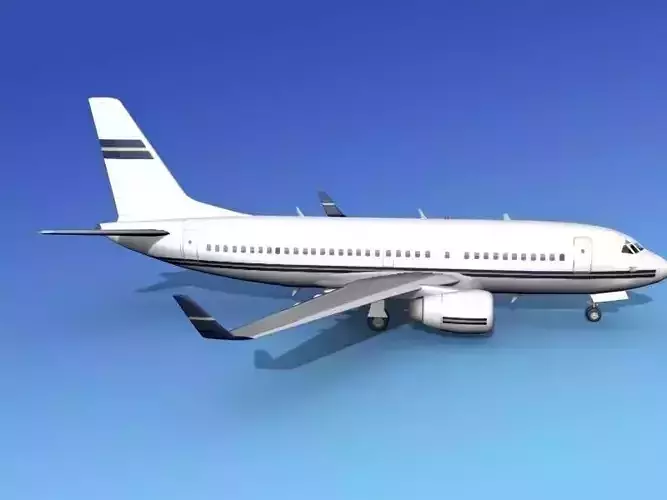 Boeing 737-700ER Corporate 2 3D model Boeing 737-700ER Corporate 2 3D model