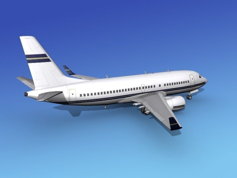 Boeing 737-700ER Corporate 2 3D model_5