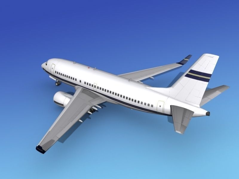 Boeing 737-700ER Corporate 2 3D model_9