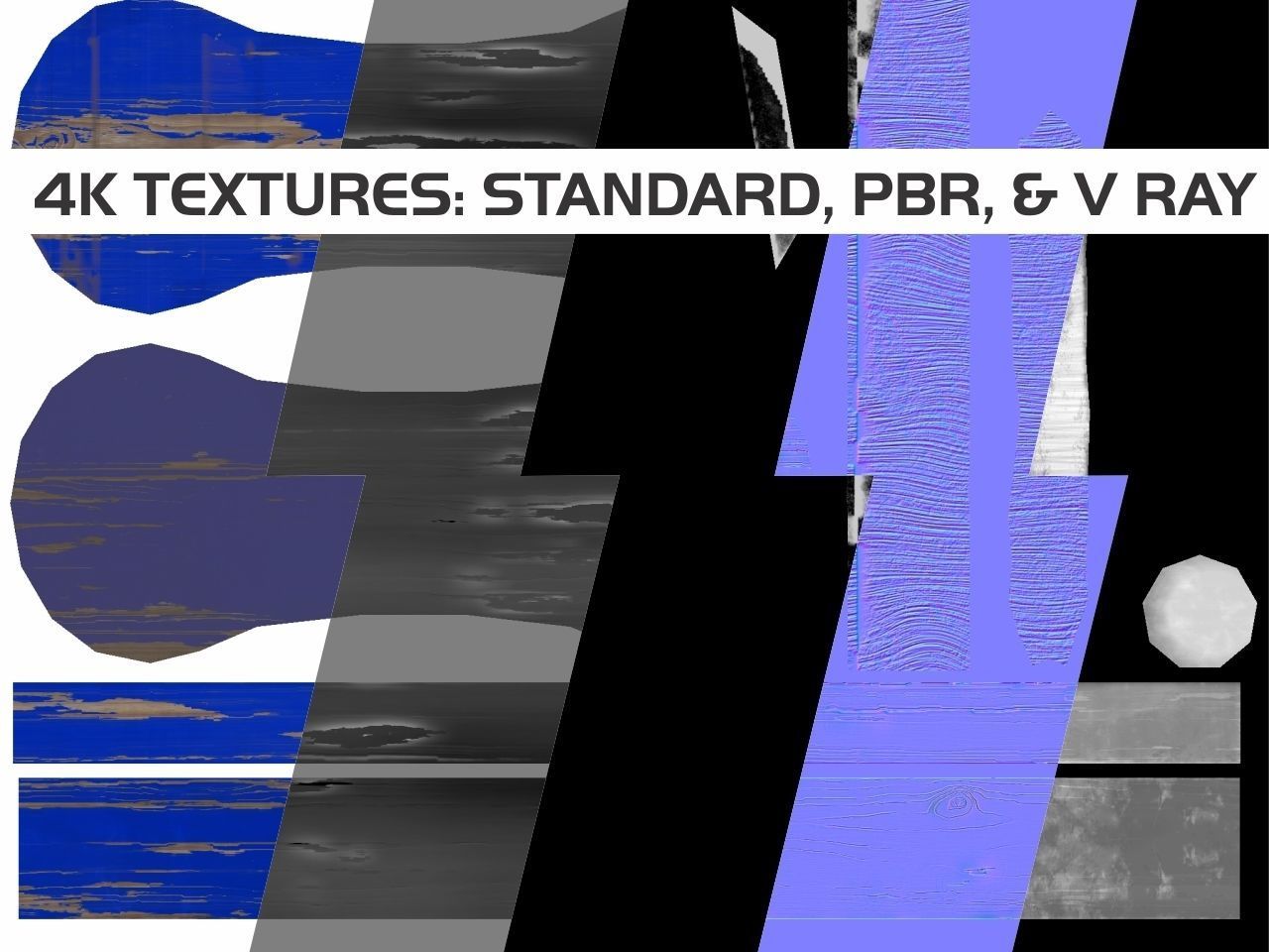 Broom Brush and Bucket Pack Low-poly 3D model_3