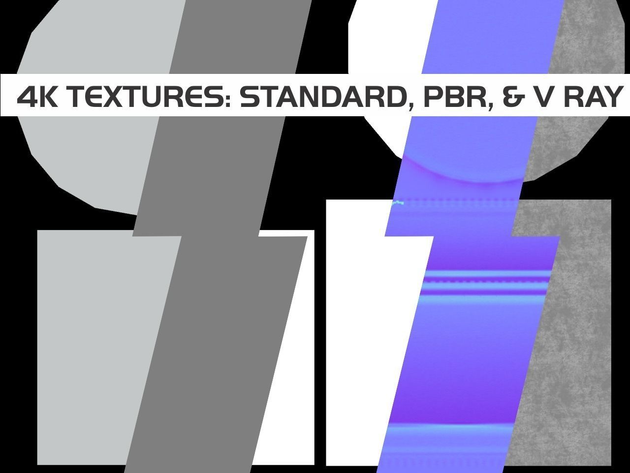 Broom Brush and Bucket Pack Low-poly 3D model_4