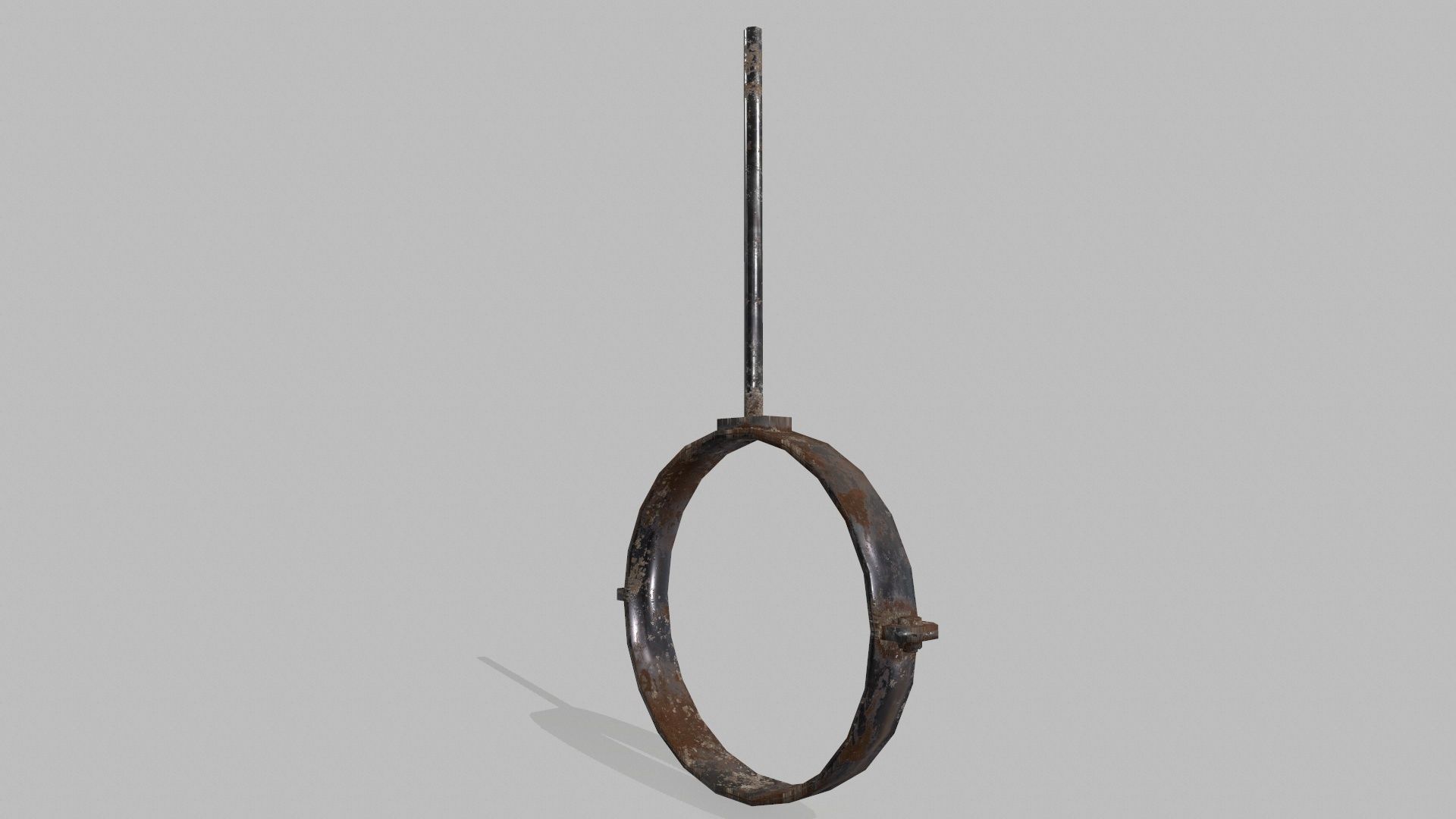 pipe set of pipes and valves Low-poly 3D model_12