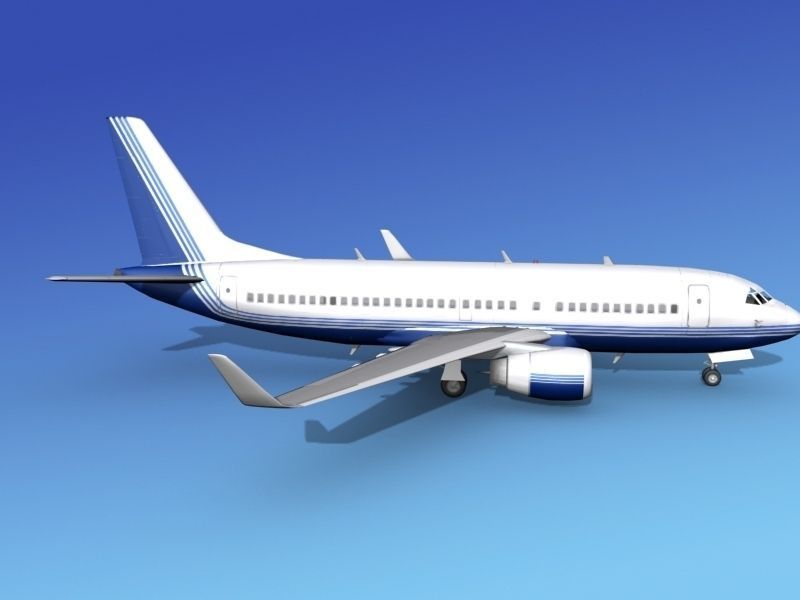 Boeing 737-700ER Corporate 3 3D model_5