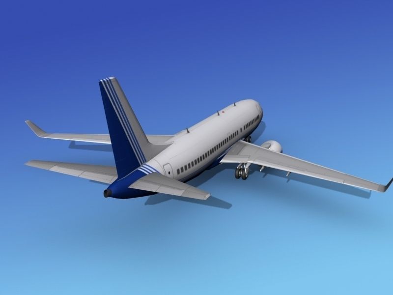 Boeing 737-700ER Corporate 3 3D model_7