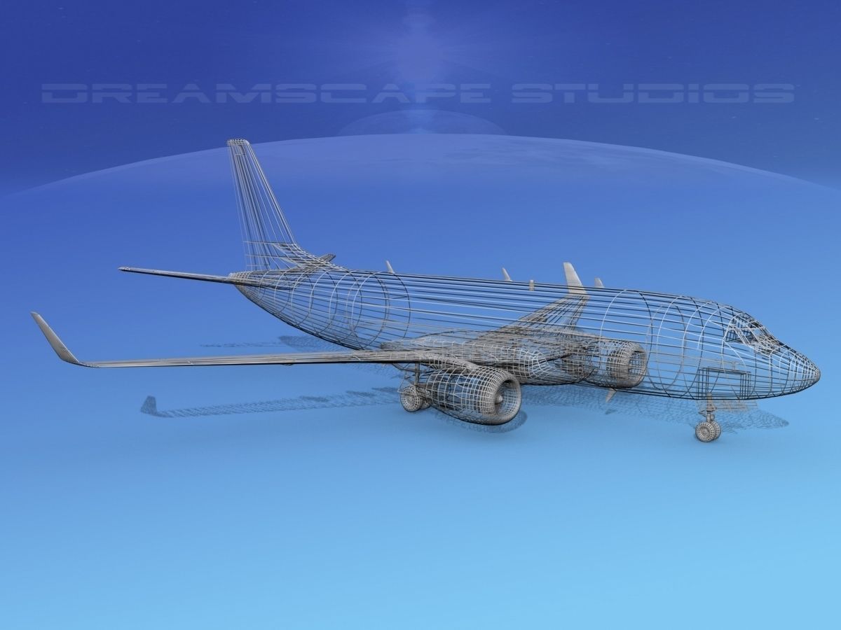 Boeing 737-700ER Corporate 3 3D model_12