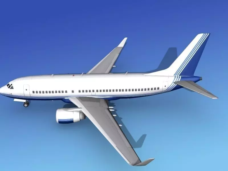 Boeing 737-700ER Corporate 3 3D model_0
