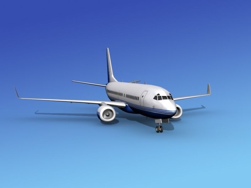 Boeing 737-700ER Corporate 3 3D model_3