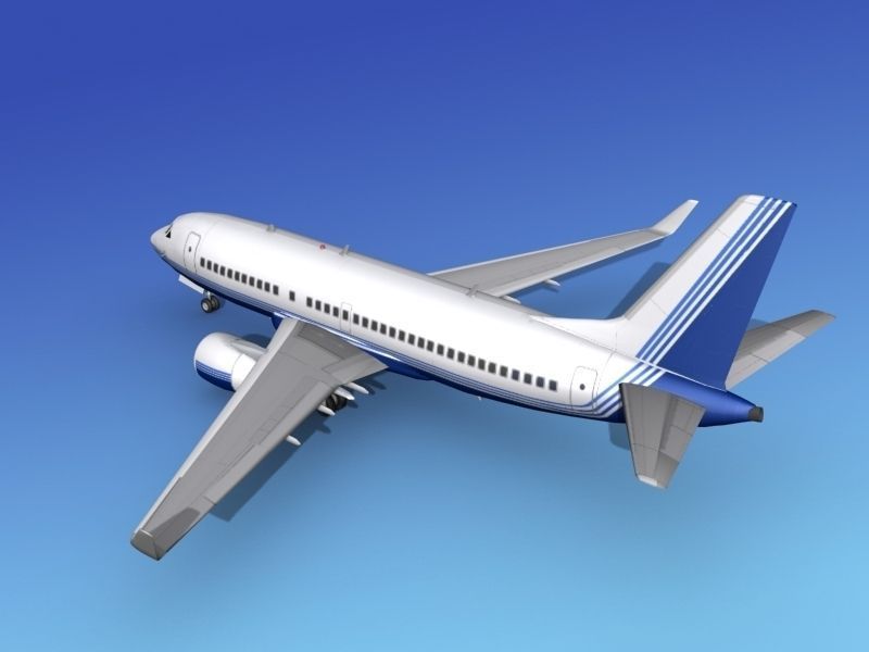 Boeing 737-700ER Corporate 3 3D model_9