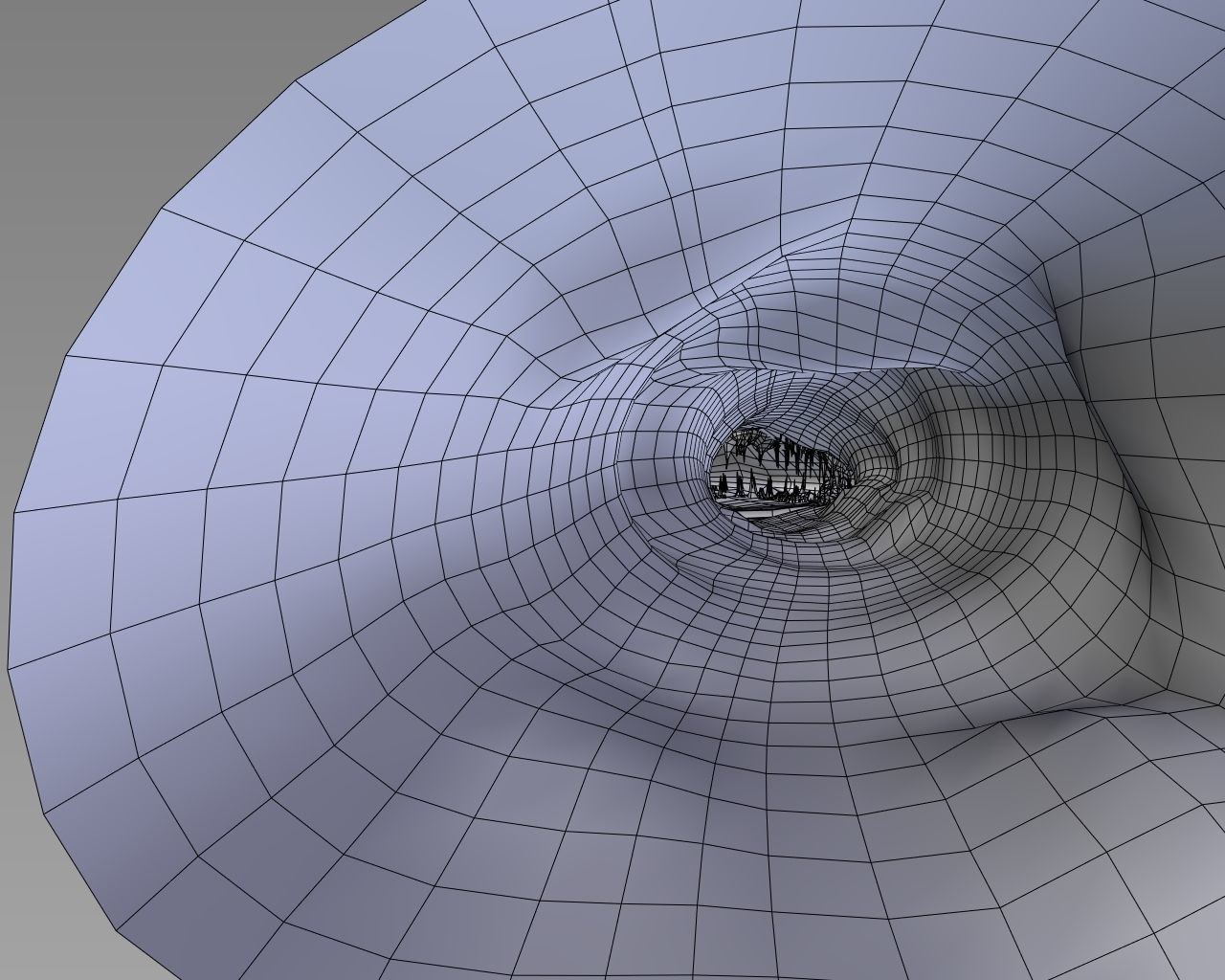 Ice Cave Low-poly 3D model_10