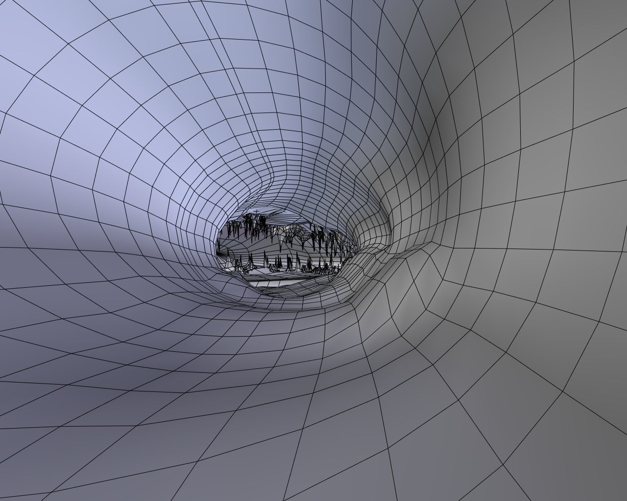 Ice Cave Low-poly 3D model_11