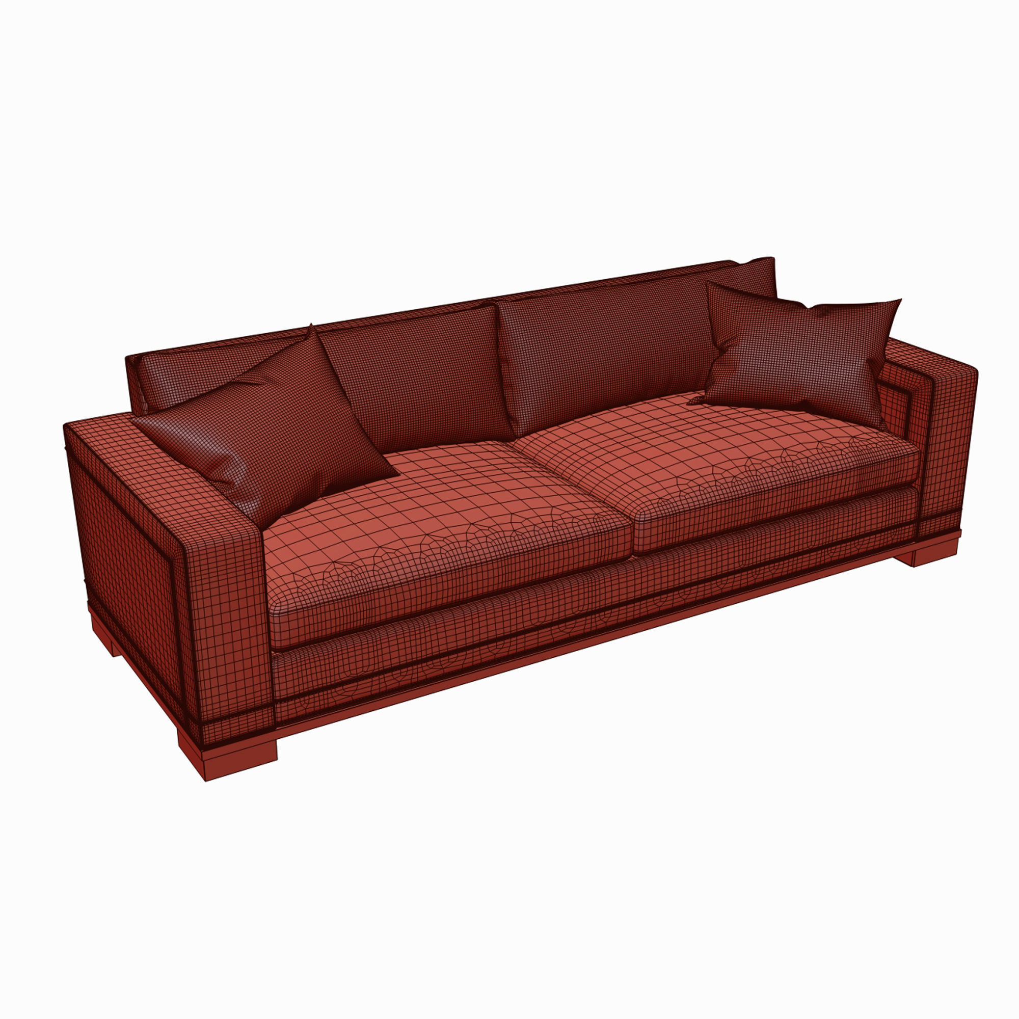 Vanguard - Michael Weiss Abingdon Two Seat Sofa 3D model_4