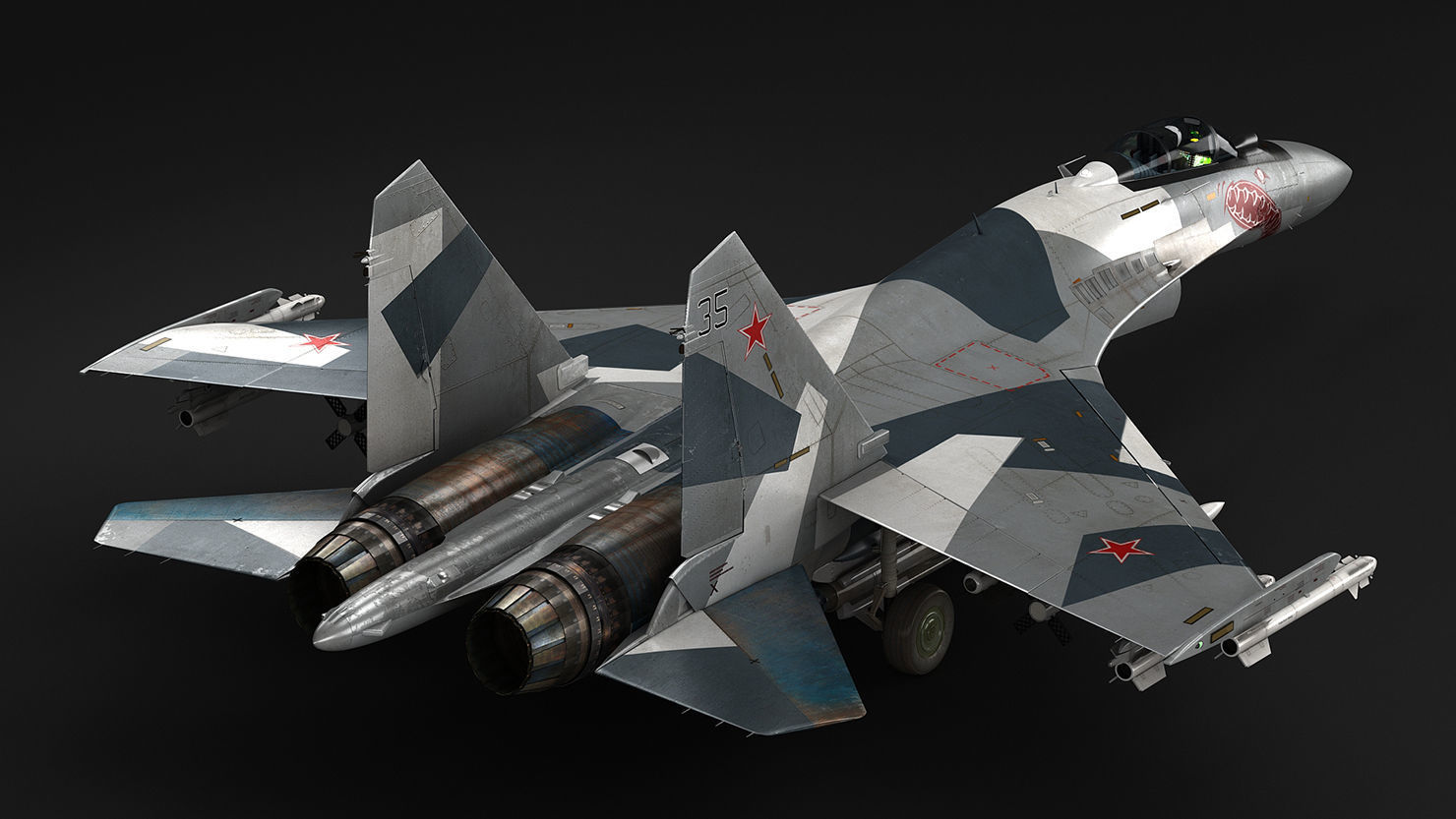 Su-35 Super Flanker 3D model_10