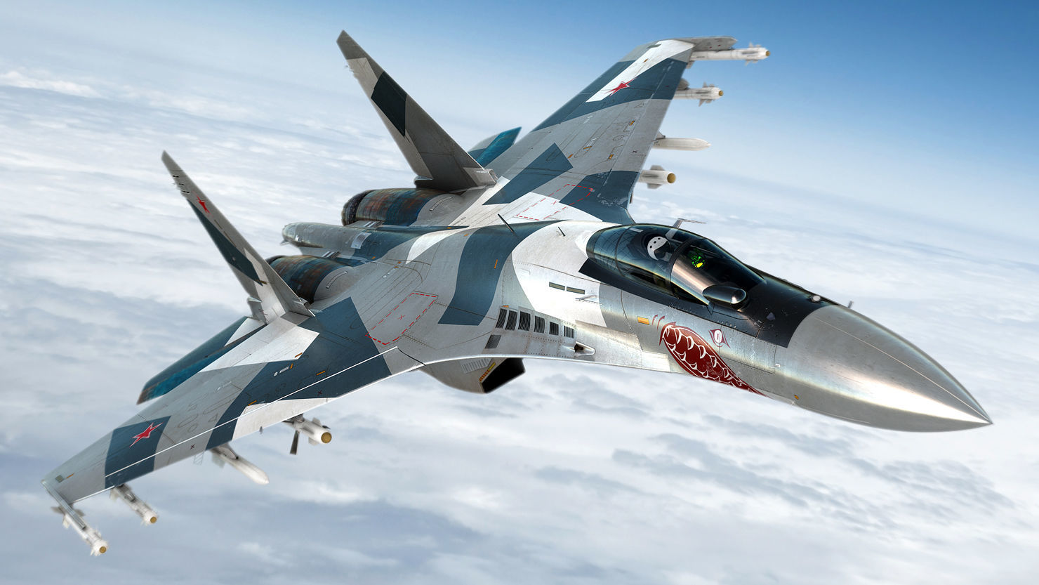 Su-35 Super Flanker 3D model_1