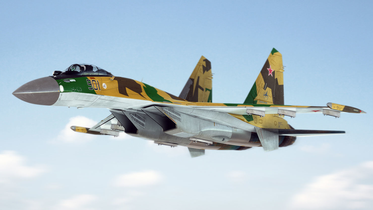 Su-35 Super Flanker 3D model_5