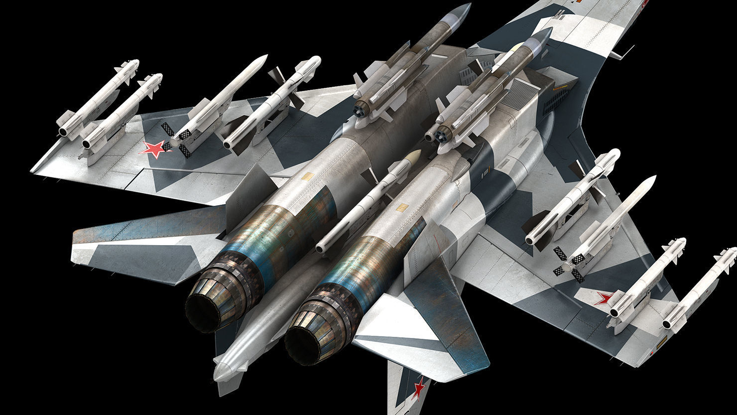 Su-35 Super Flanker 3D model_14