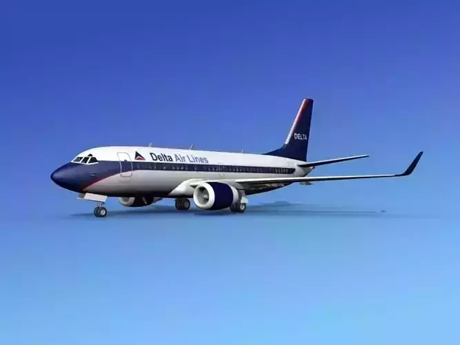 Boeing 737-700ER Delta Airlines 2 3D model