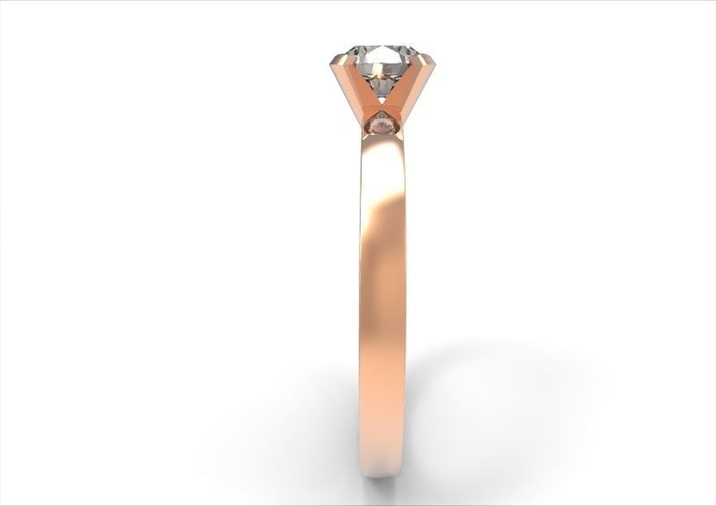 solitaire diamant 1 3D print model_13