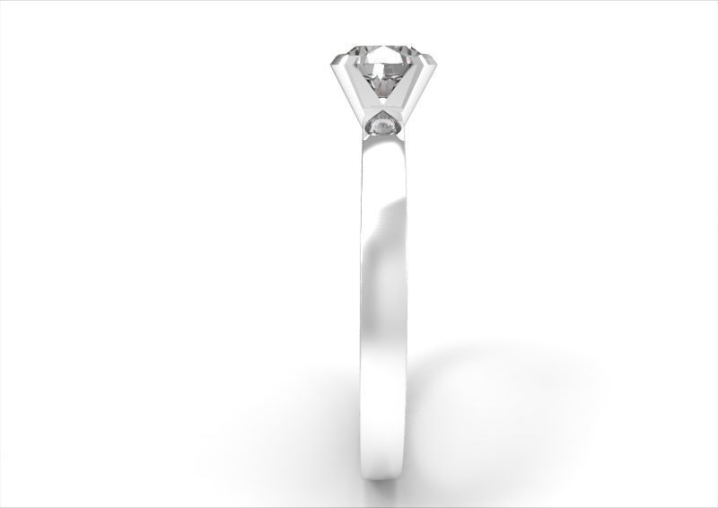 solitaire diamant 1 3D print model_6