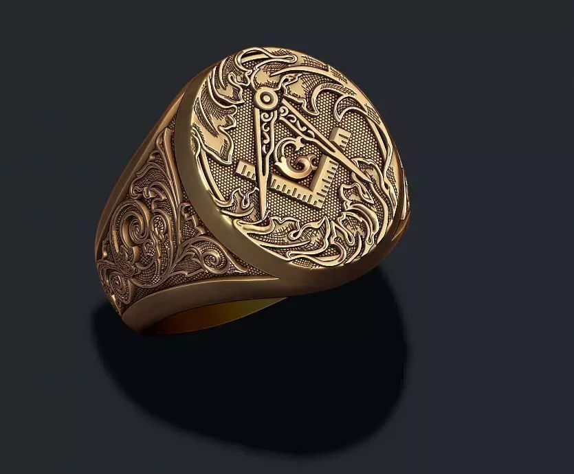 Mason ring 3D print model