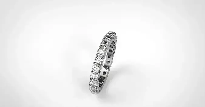claw set eternity ring 2