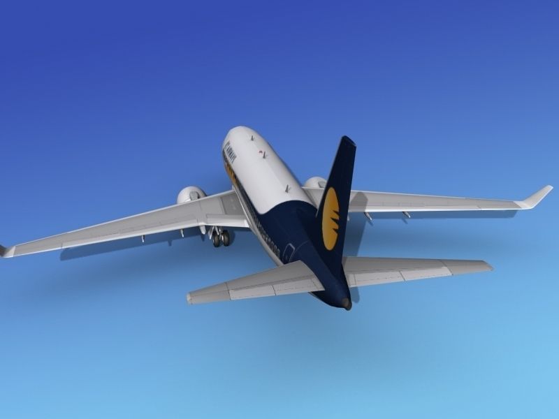 Boeing 737-700ER Jet Airways 3D model_7