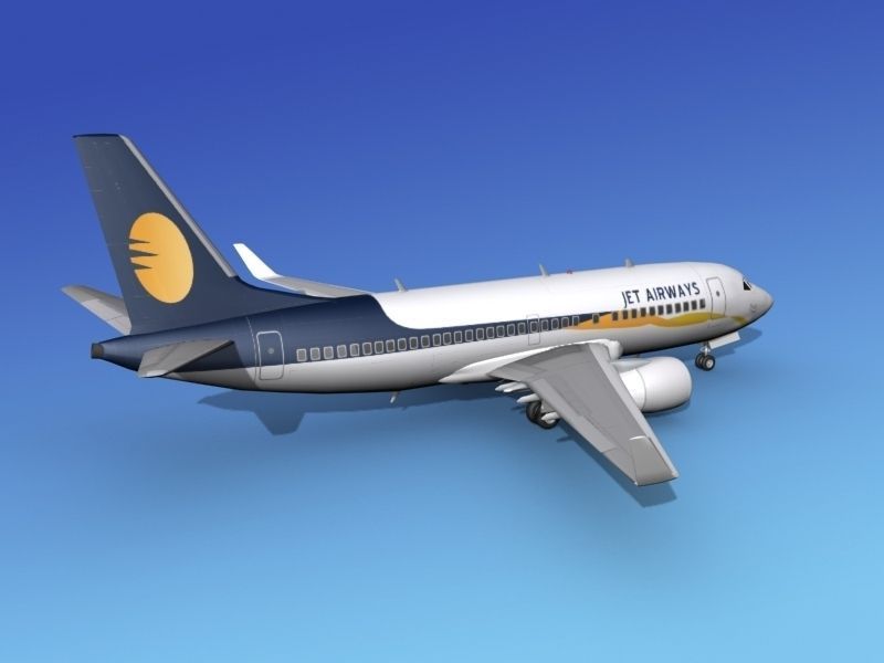 Boeing 737-700ER Jet Airways 3D model_4