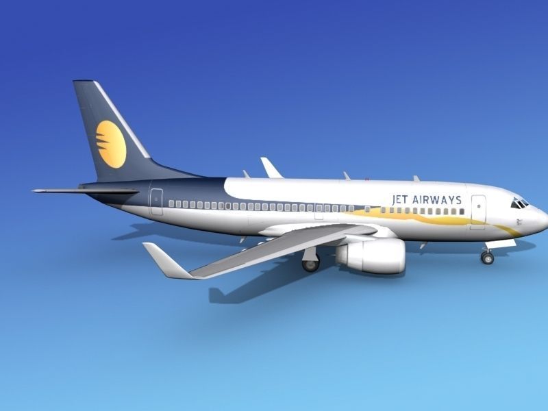 Boeing 737-700ER Jet Airways 3D model_5