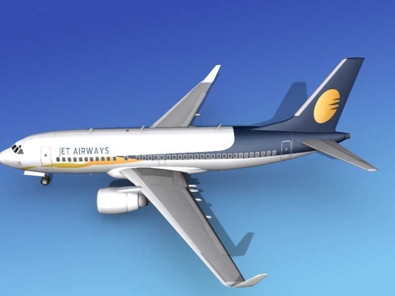 Boeing 737-700ER Jet Airways 3D model_9