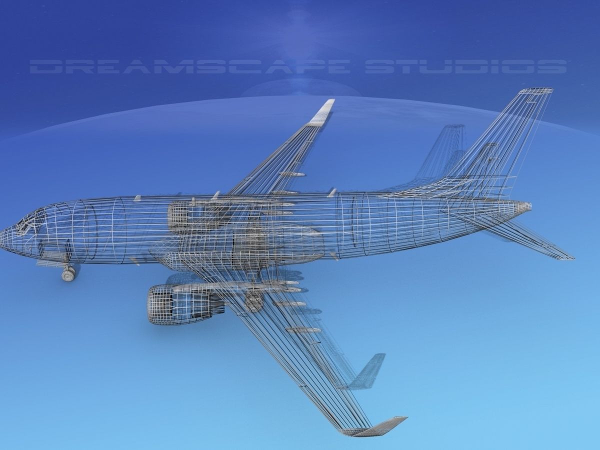 Boeing 737-700ER Jet Airways 3D model_13