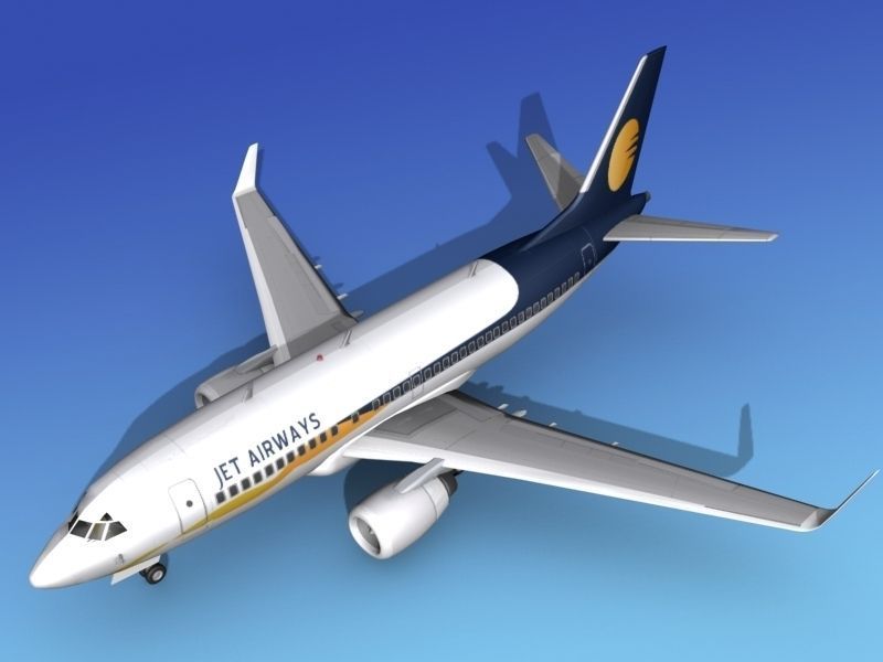 Boeing 737-700ER Jet Airways 3D model_10