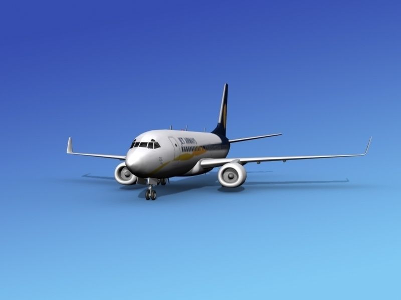 Boeing 737-700ER Jet Airways 3D model_1