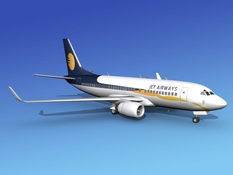 Boeing 737-700ER Jet Airways 3D model_3