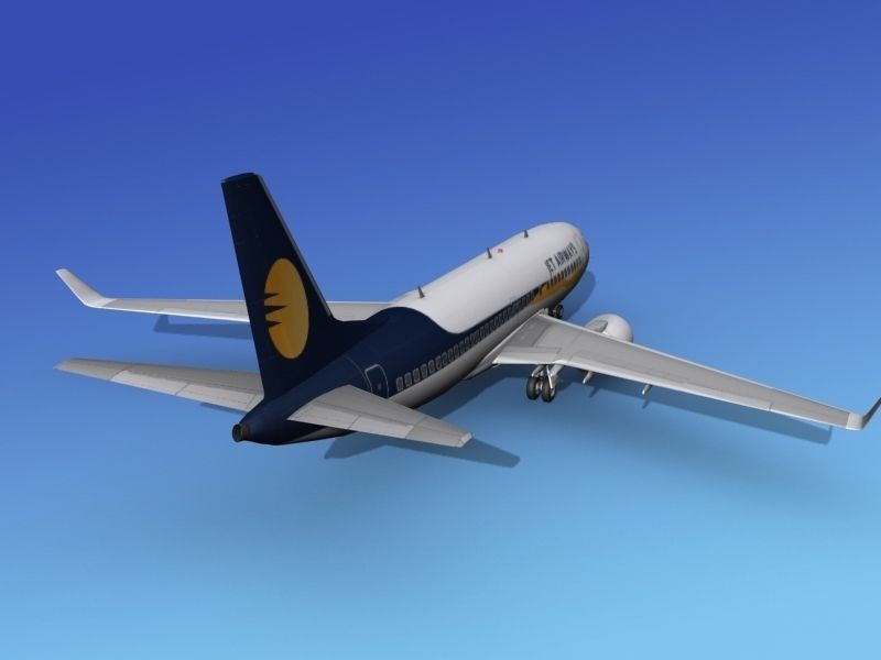 Boeing 737-700ER Jet Airways 3D model_6