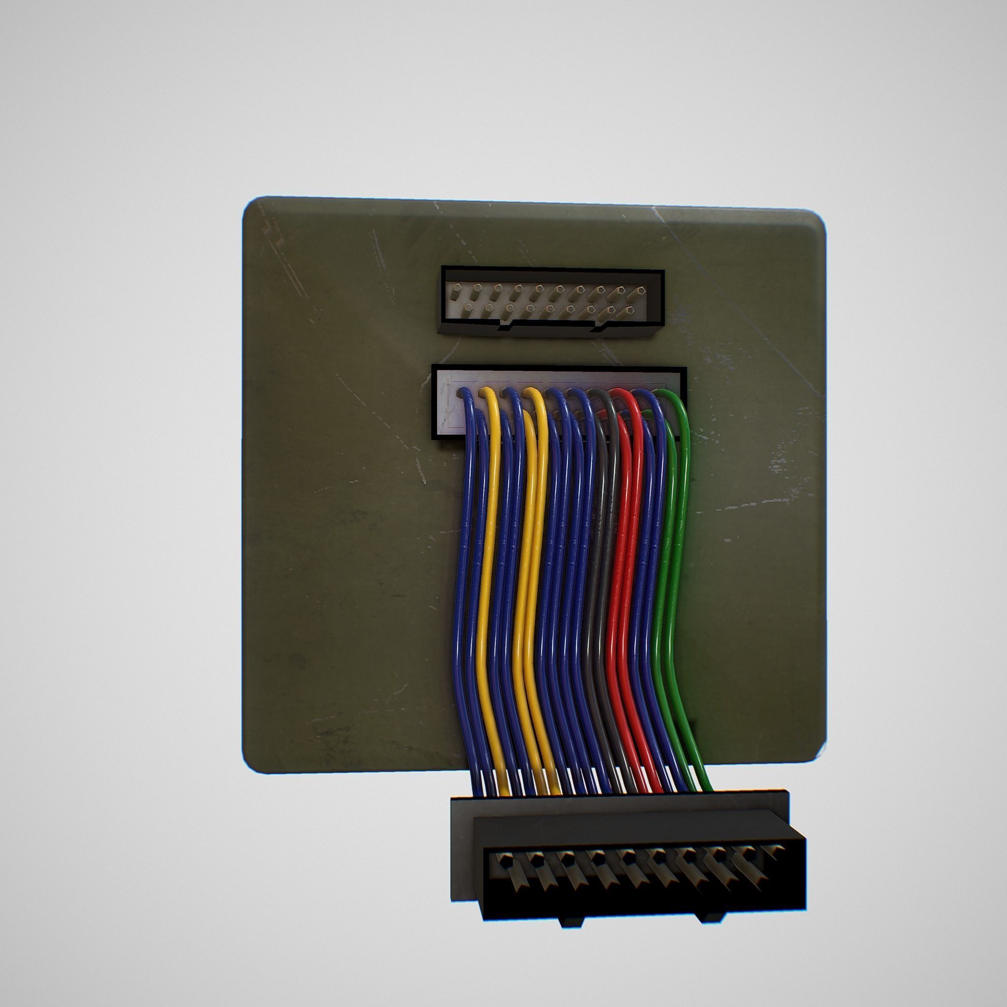 Missile Control Panel Low-poly 3D model_11