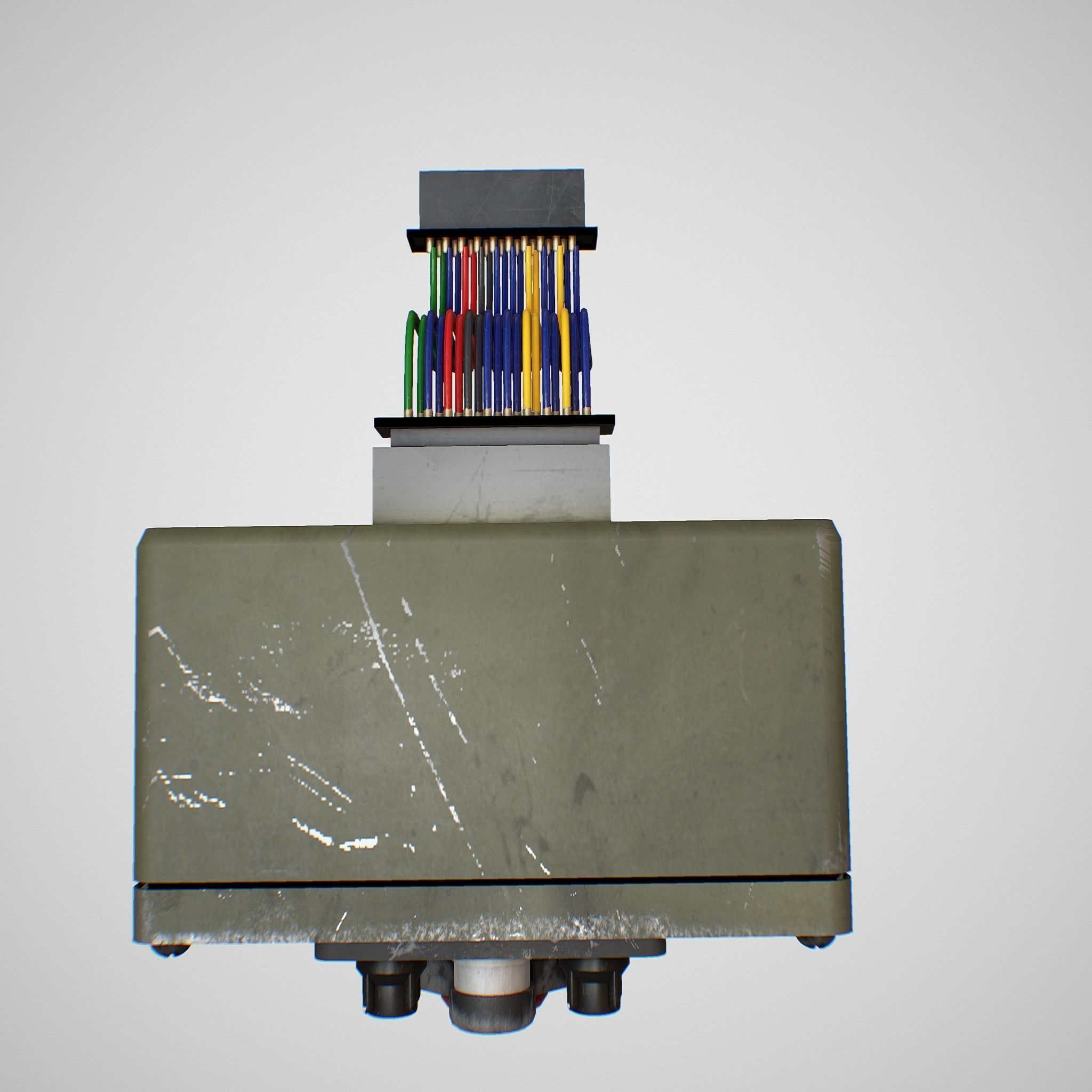 Missile Control Panel Low-poly 3D model_14