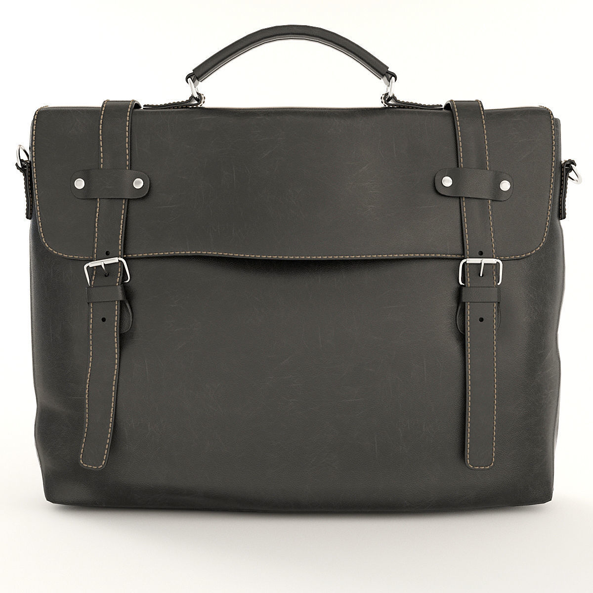 Leather Briefcases 3D model_33